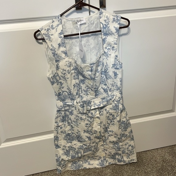 Storia Sarah Belted Mini Dress Sz M NWT - Picture 6 of 9